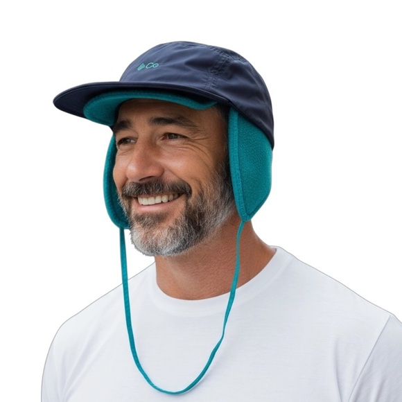 COLUMBIA Fleece Lined Cap Hat - Picture 1 of 12